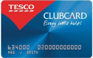 Collect Tesco Clubcard points