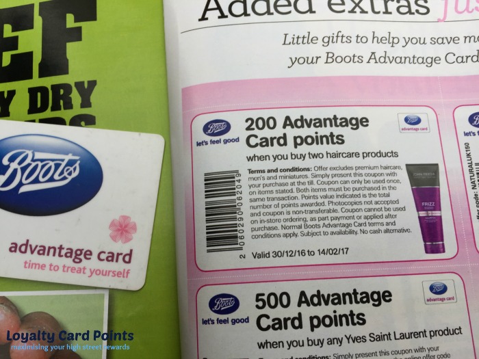 200 Advantage Card Points Coupon when your buy two haircare products